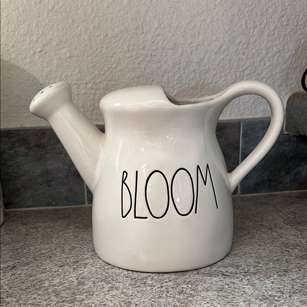 Rae Dunn White 'Bloom' Watering Can